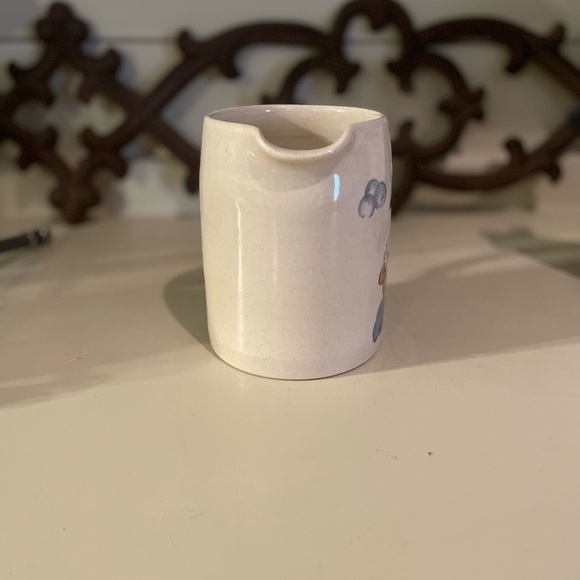Yesteryears Pottery Noah's Ark Marshall Texas Small Pitcher 4 1/4" Tall Cream - Picture 3 of 8